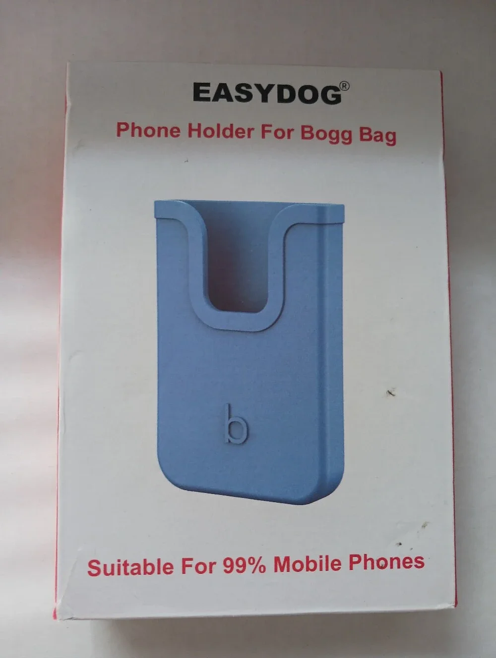 EasyDog Silicone Phone Holder for Bogg Bag, Blue, Beach Bag Insert For Cellphone
